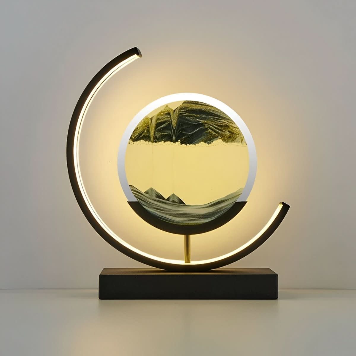 Soothing Glow Sand Lamp With Subtle Motion And Warm Ambient Light