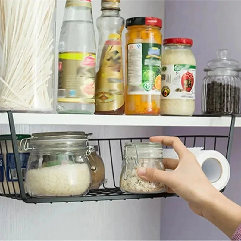 NovaRack Hanging Storage Bin For Desk, Cabinet, And Kitchen