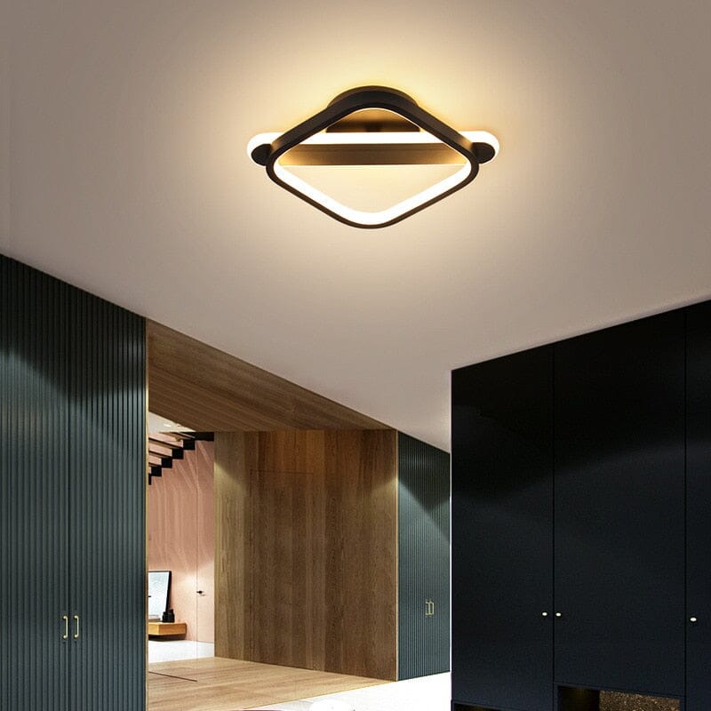 Lumora Premium Lampa Sufitowa LED ze Złotym Wykończeniem Nowoczesna Oprawa