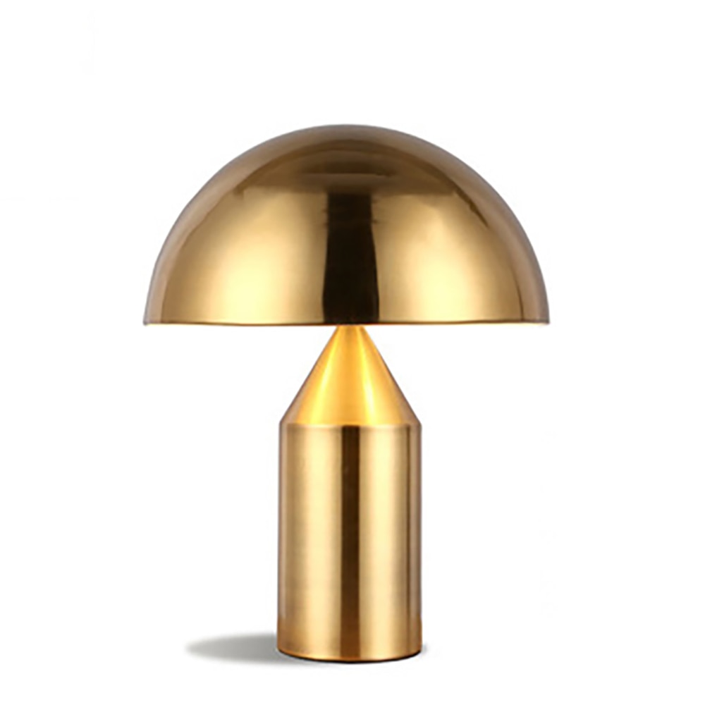 Nova Nordic Tischlampe mit dezentem Touch-Steuerung in Schwarz Weiß Gold