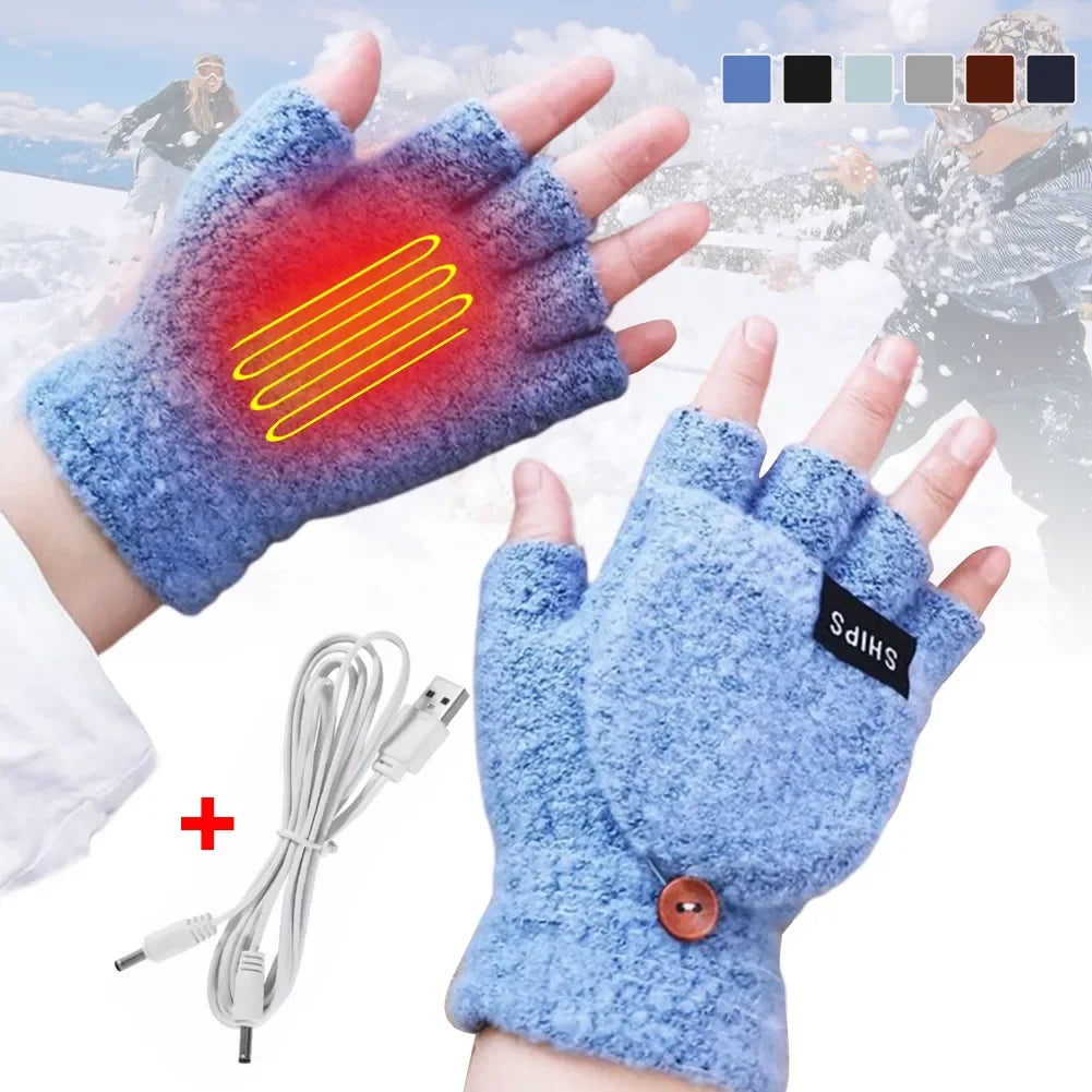Guantes Calefactables Recargables con Tres Niveles de Calor para Calidez Personalizada