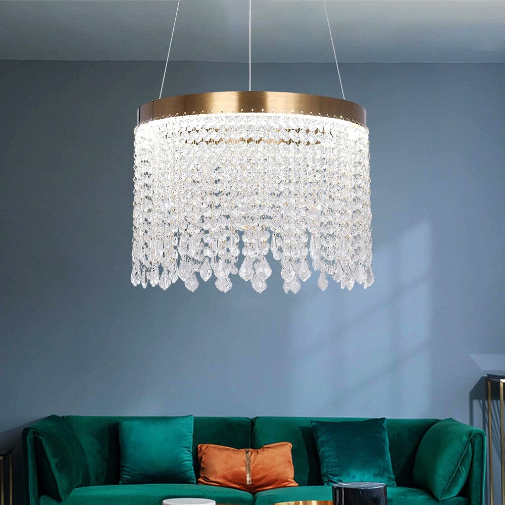 Nova Crystal-krona med dimbar LED-belysning