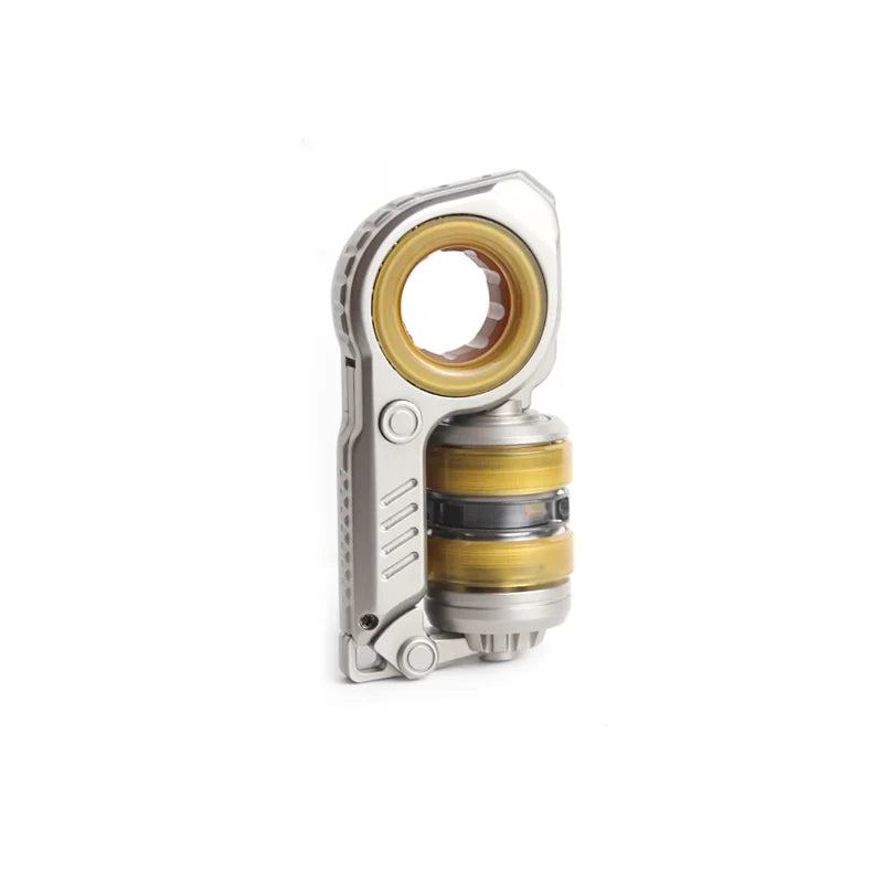 CalmSpin rustfritt stål EDC fidget-leke for fokus og stressavlastning