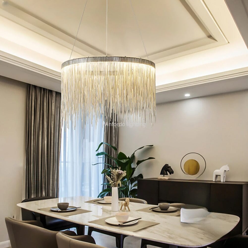ثريا Astra Nordic LED دائرية من الكروم