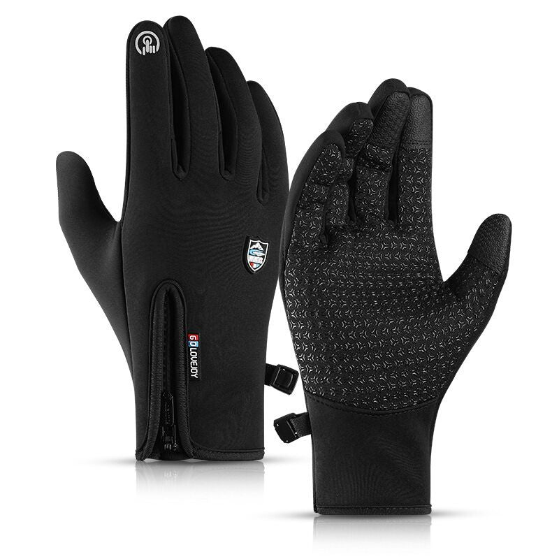 Snowproof Winter Gloves With Waterproof Thermal Lining And Touchscreen