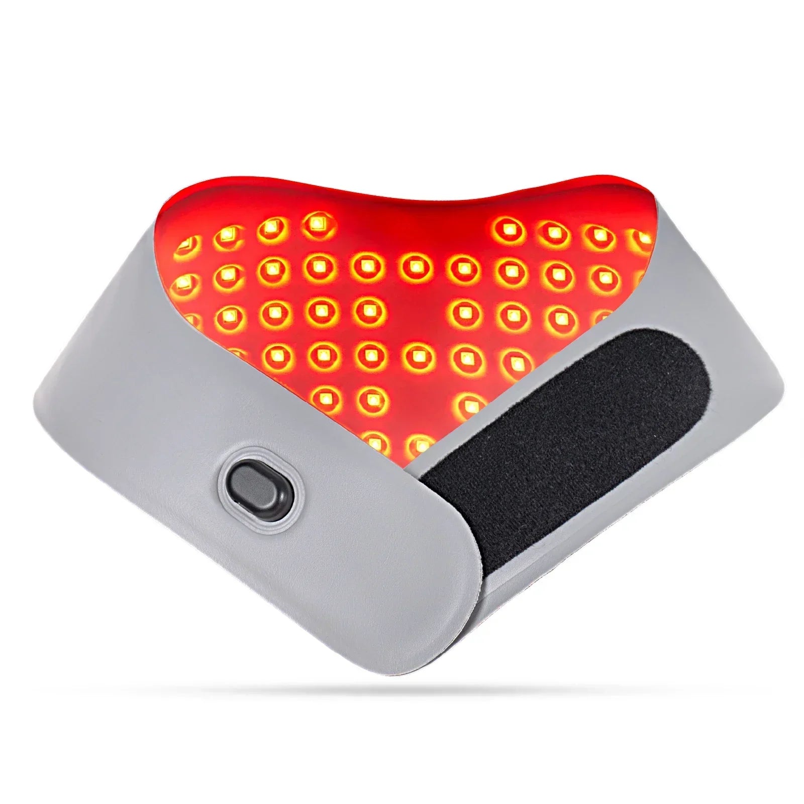 Neck-Worn Red Light Relief Device For On-The-Go Personal Care