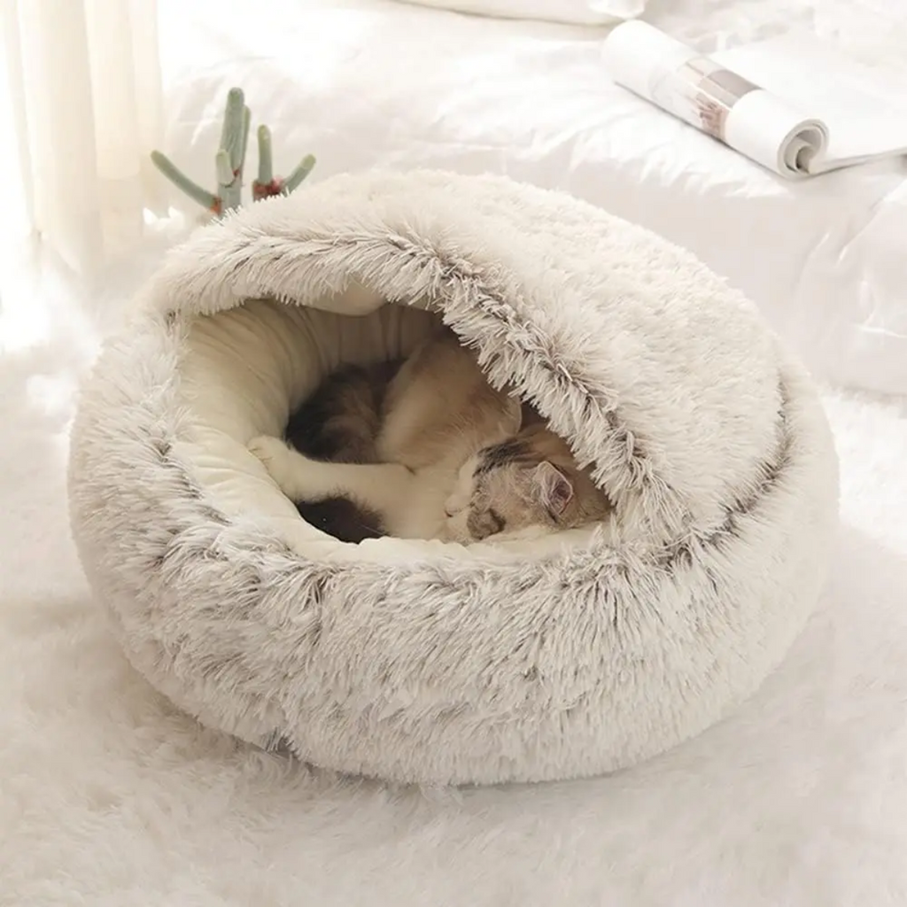 Cuccia Accogliente a Forma di Grotta per Cani, per Comfort Calmante e Profondo Rilassamento Quotidiano