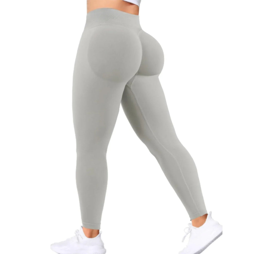 Charlotte Yoga Leggings With Elastic Waist, Nylon Spandex Ankle Length For Women