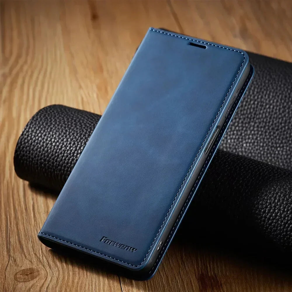 Samsung magnetiskt läderfodral för vardagligt skydd