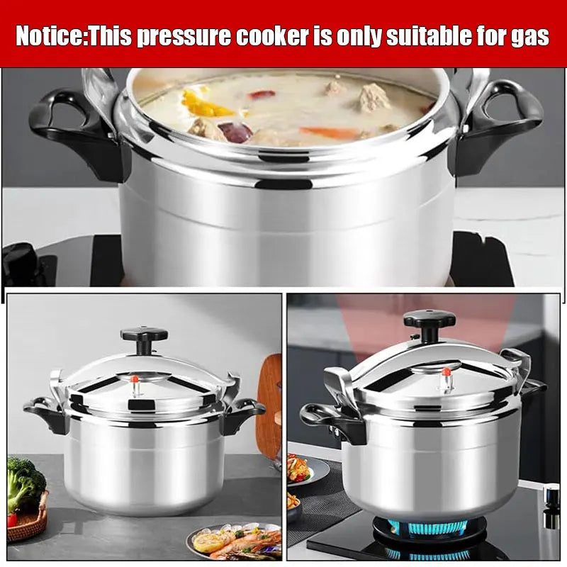 Olla a presión de aluminio NovaChef para la cocina diaria en casa