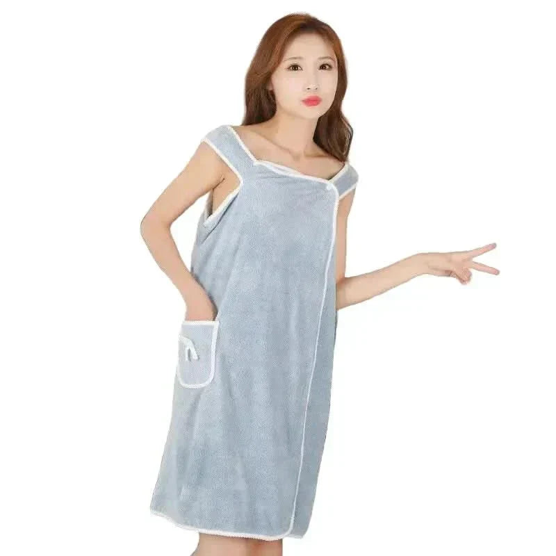 LumaWrap Portable Women's Bath Towel Quick Dry And Stylish For Beach And Gym
