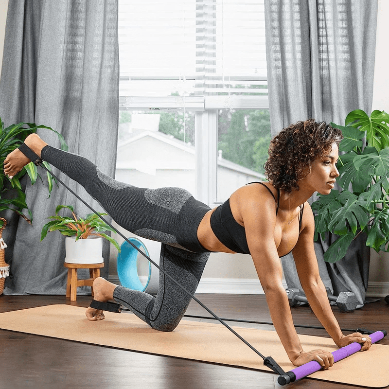 PulseFlex fitness tyč pro domácí cvičení – ultimátní pilates a posilování