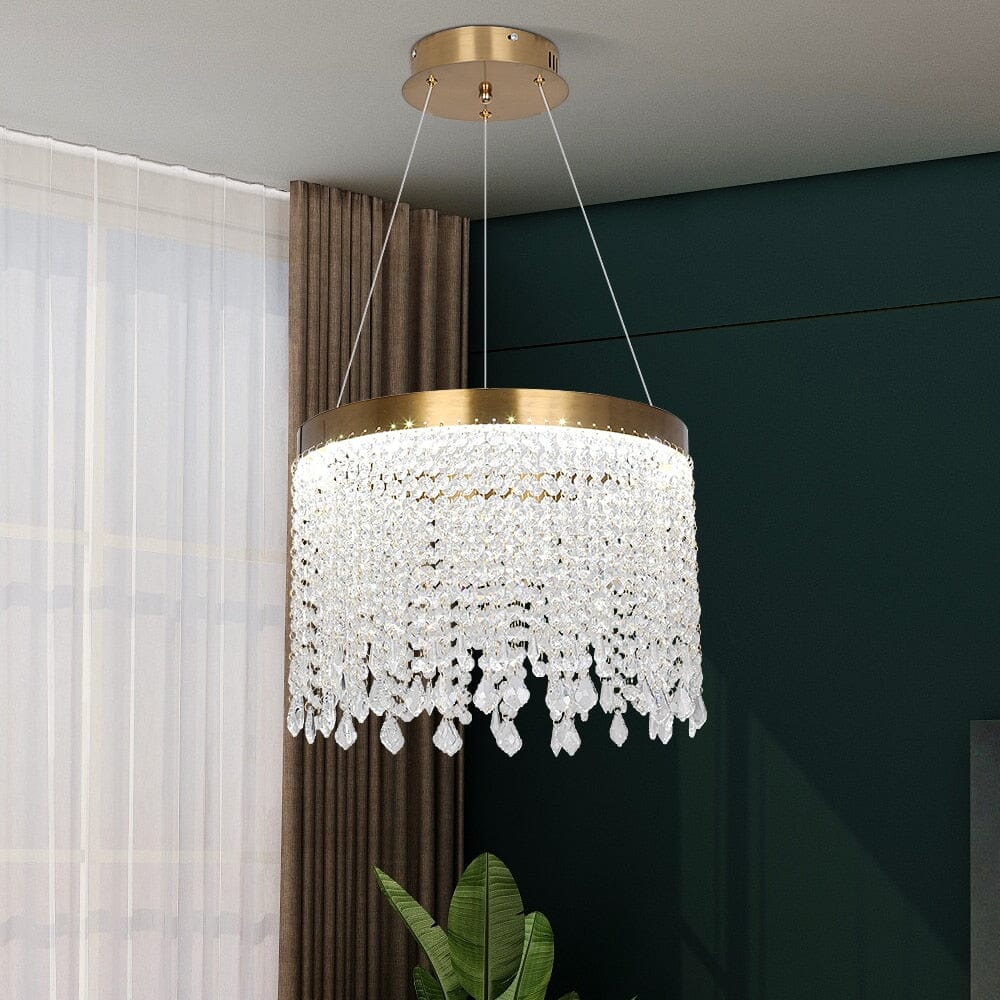Nova Crystal-krona med dimbar LED-belysning