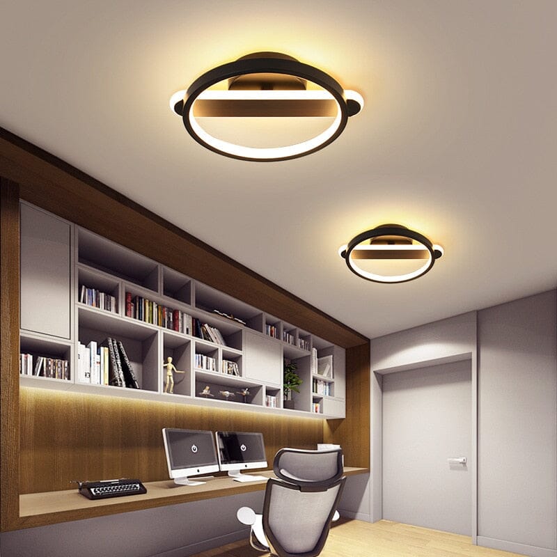 Lumora Premium Lampa Sufitowa LED ze Złotym Wykończeniem Nowoczesna Oprawa