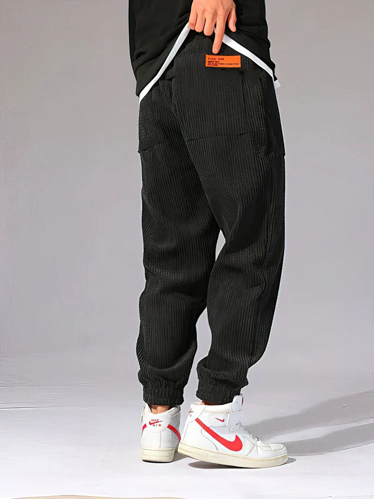 Robert Cozy Corduroy Pants With Fleece Joggers For Men