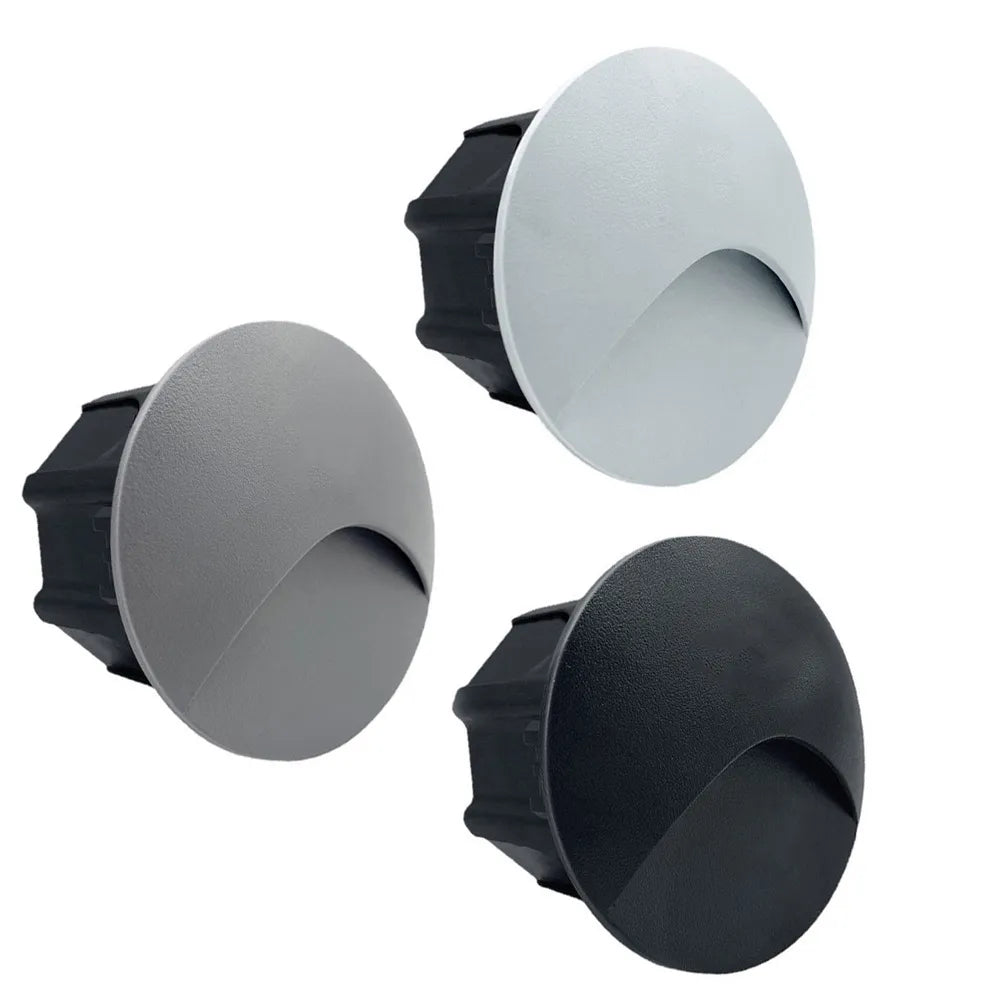 IP65 LED Recessed Outdoor Wall Light 3W Stair and Balcony Step Lamp