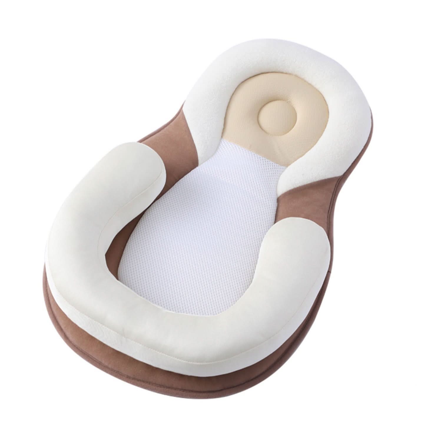 NovaNap Ergonomisches Baby-Kissen für sicheren Schlaf bei Säuglingen und Unterstützung der Kopfform