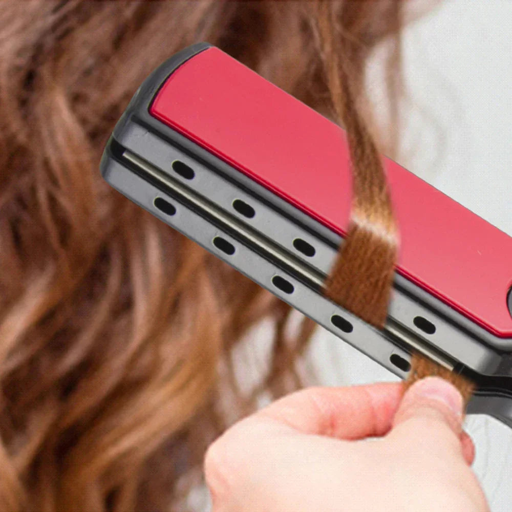 Wide-Plate Digital Titanium Hair Straightening System For Professionals