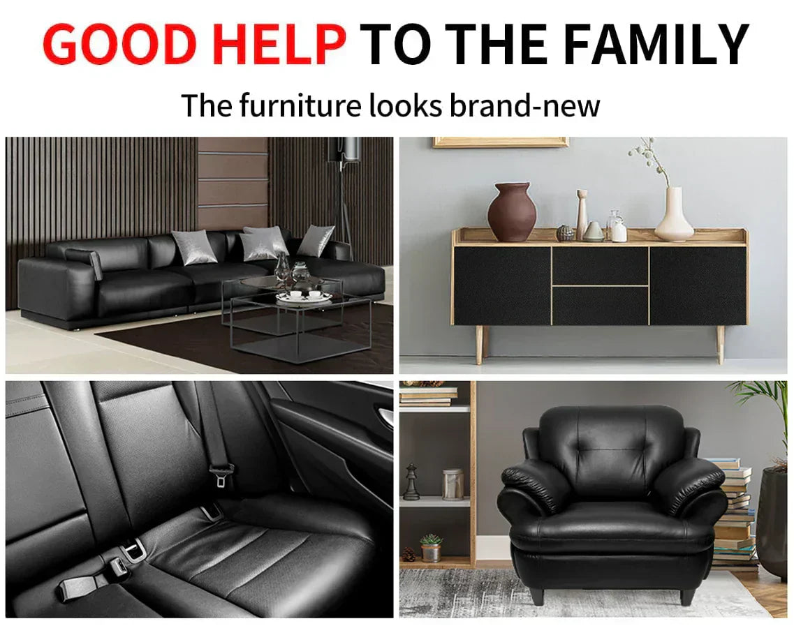 Parche de reparación autoadhesivo de cuero PU para muebles del hogar