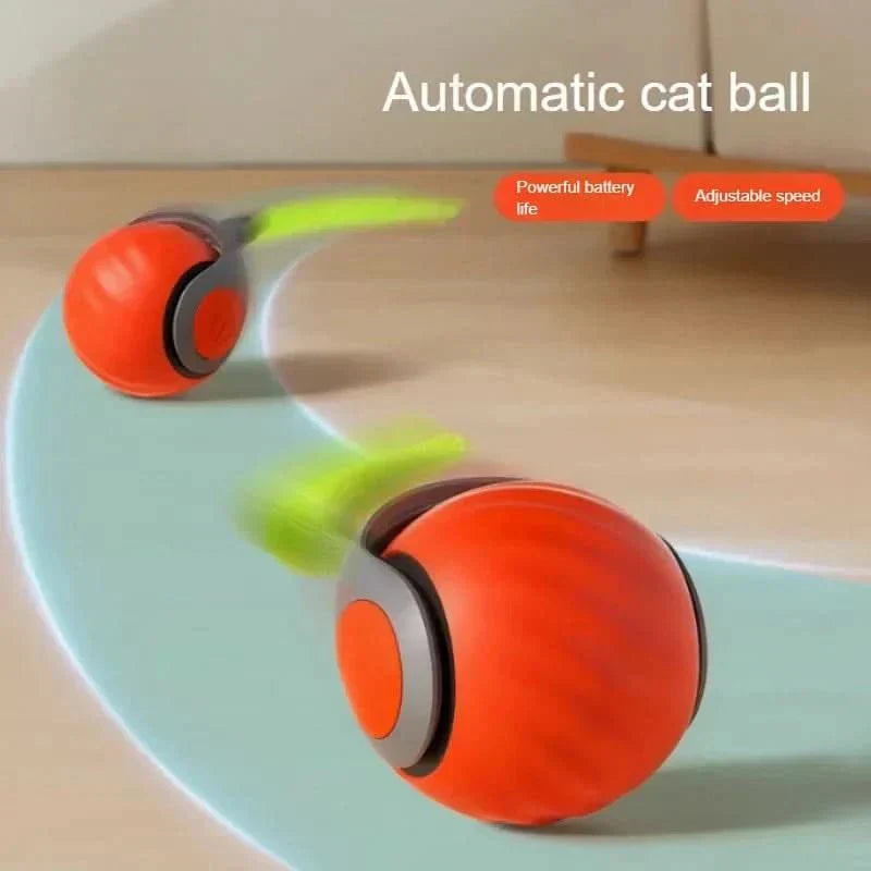 PawNova interaktivní hračky na kolečkách s USB nabíjením a umělým ocasem pro domácí mazlíčky
