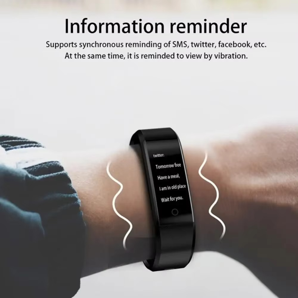 Vodotěsné fitness chytré hodinky pro muže i ženy s měřením zdravotních ukazatelů