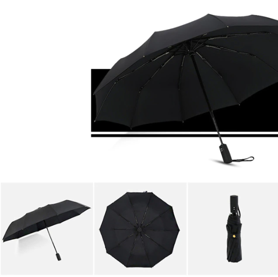StormShield Windproof Automatic Umbrella With Reversed Closing Mechanism