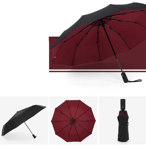 StormShield Windproof Automatic Umbrella With Reversed Closing Mechanism