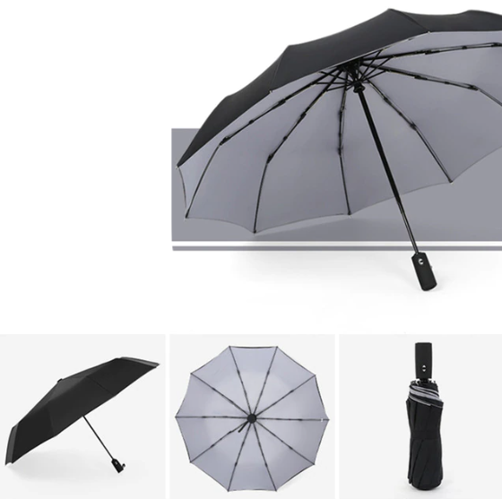 StormShield Windproof Automatic Umbrella With Reversed Closing Mechanism