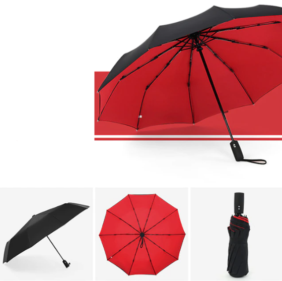 StormShield Windproof Automatic Umbrella With Reversed Closing Mechanism