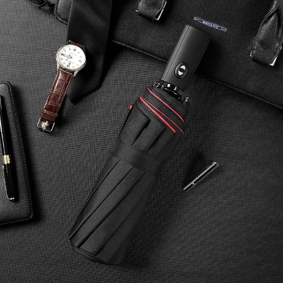 StormShield Windproof Automatic Umbrella With Reversed Closing Mechanism