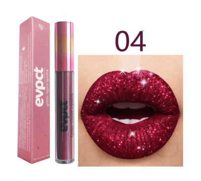 Rossetto Glitter Impermeabile Crystal Glow per Look Festivi con Brillantezza a Lunga Durata