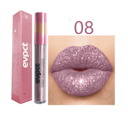 Rossetto Glitter Impermeabile Crystal Glow per Look Festivi con Brillantezza a Lunga Durata