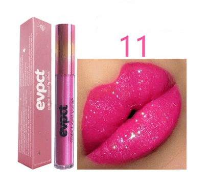 Rossetto Glitter Impermeabile Crystal Glow per Look Festivi con Brillantezza a Lunga Durata