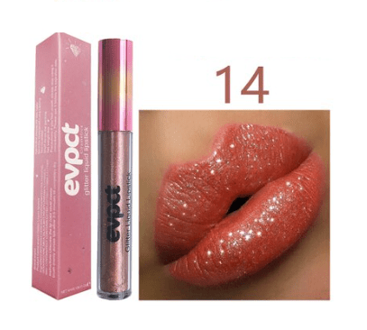 Rossetto Glitter Impermeabile Crystal Glow per Look Festivi con Brillantezza a Lunga Durata