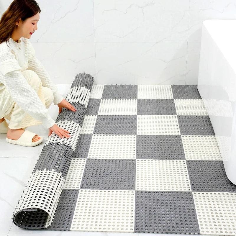 GripDrop rutschfeste Duschmatte für Badezimmer, stilvoll und schimmelresistent