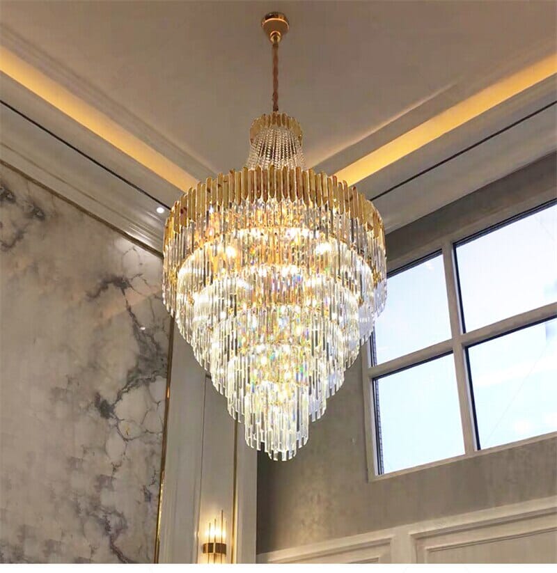 Lampadario a Cristalli Luminara per Ingressi Grandiosi e Hotel