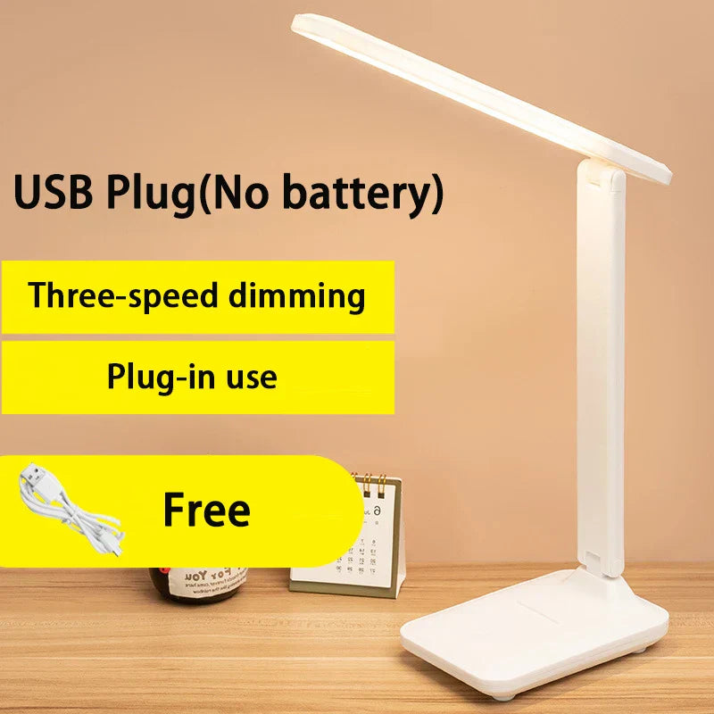 LumaFocus USB Touch Desk Light for Focused Reading and Study