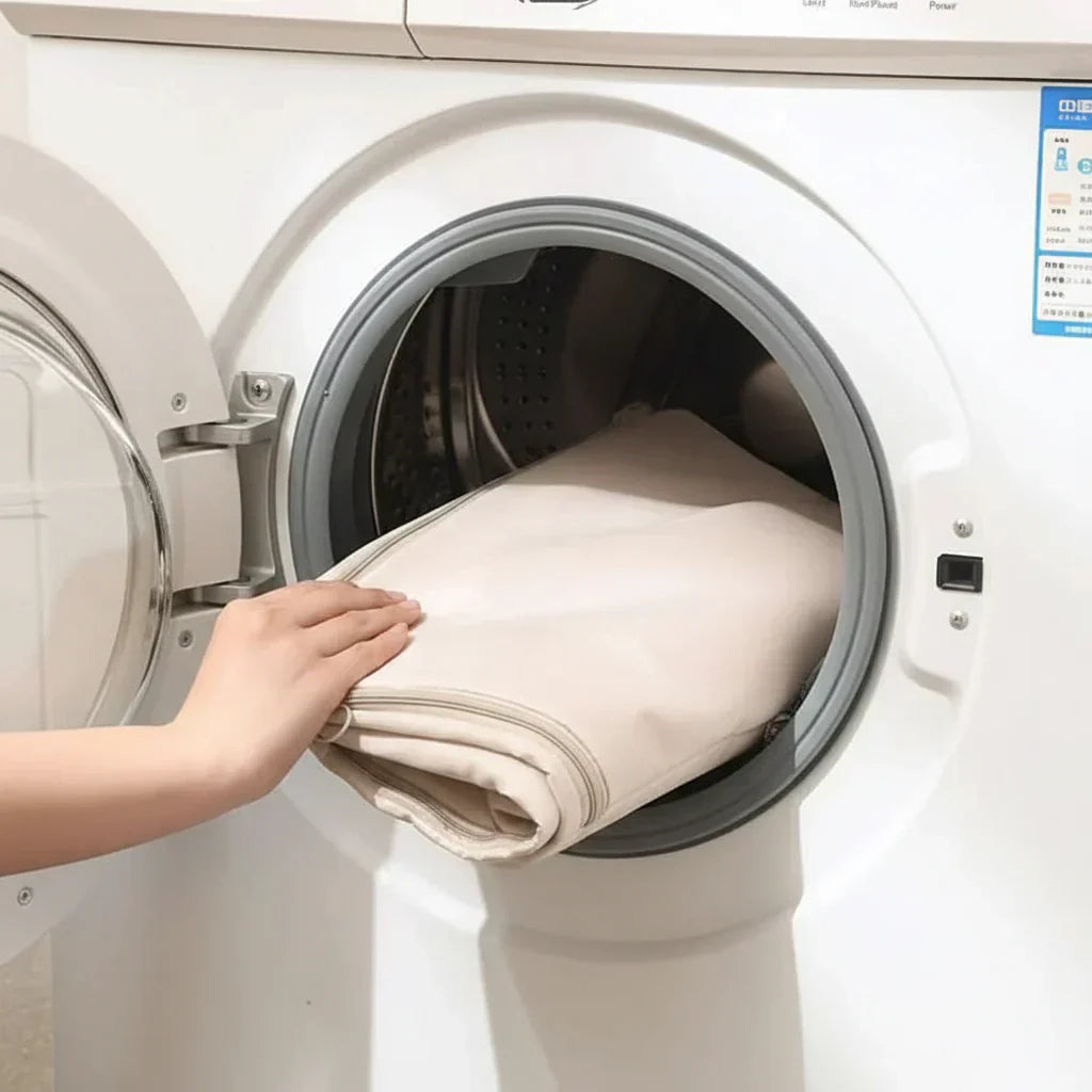 Sacchetto a Compressione con Doppio Strato e Zip per Vestiti e Piumoni Impermeabile e Antipolvere per Viaggio