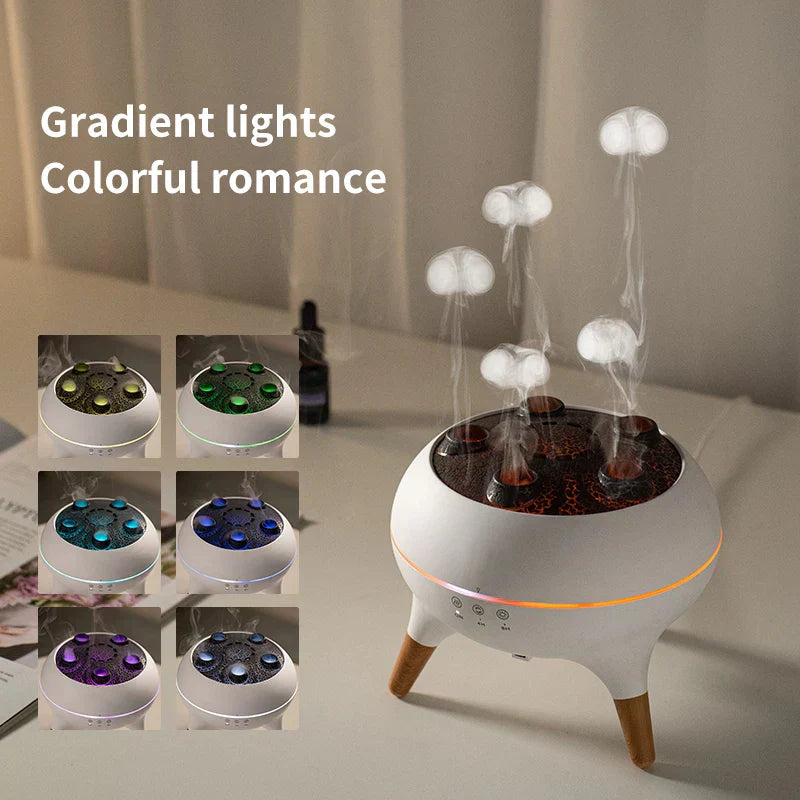 Starlight Mist Qualle Nebel Visuelle Anzeige Ultraschall Aroma Luftbefeuchter