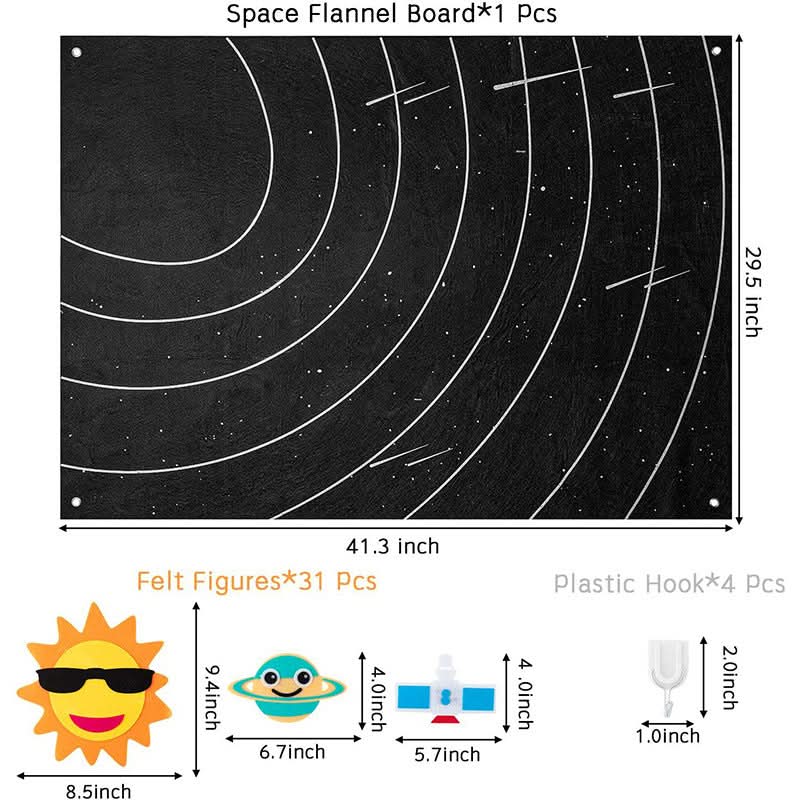 DreamFelt Playboard Juego Creativo de Fieltro para Niños para Despertar la Imaginación