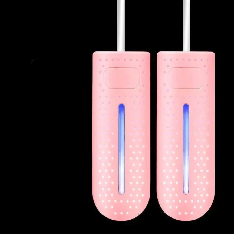 携帯用UVシューズドライヤー＆サニタイザーで、数分で靴を新鮮で乾燥した状態に保ちます。