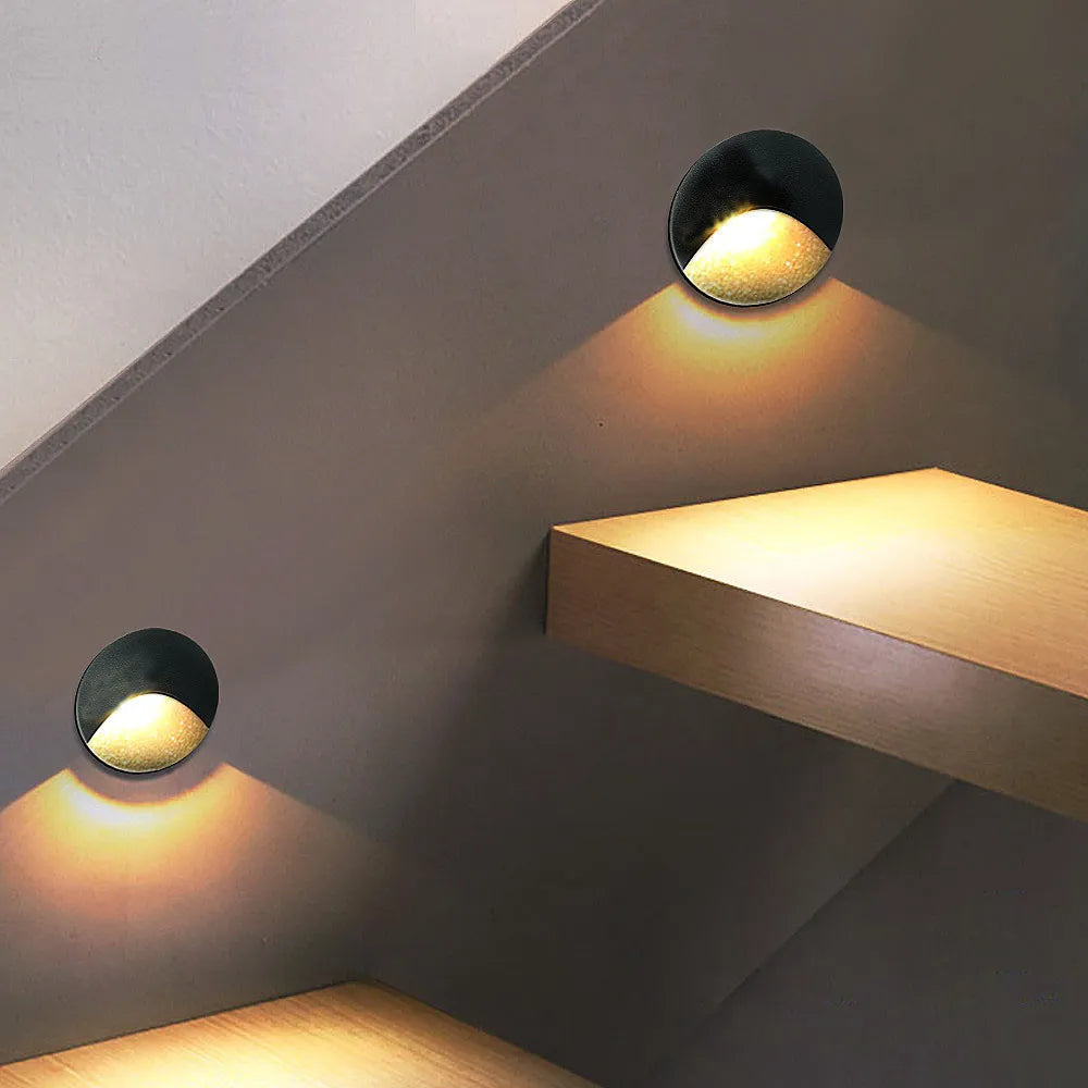 IP65 LED Recessed Outdoor Wall Light 3W Stair and Balcony Step Lamp