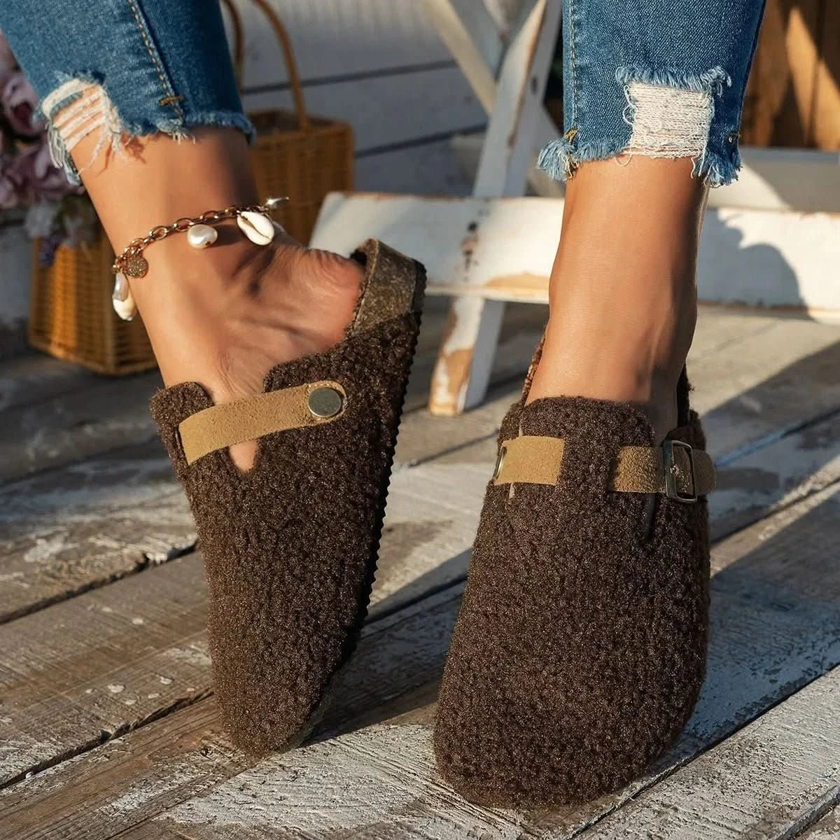 Nordella Luxurious Sheepskin Slippers For Everyday Warmth And Cozy Home Comfort