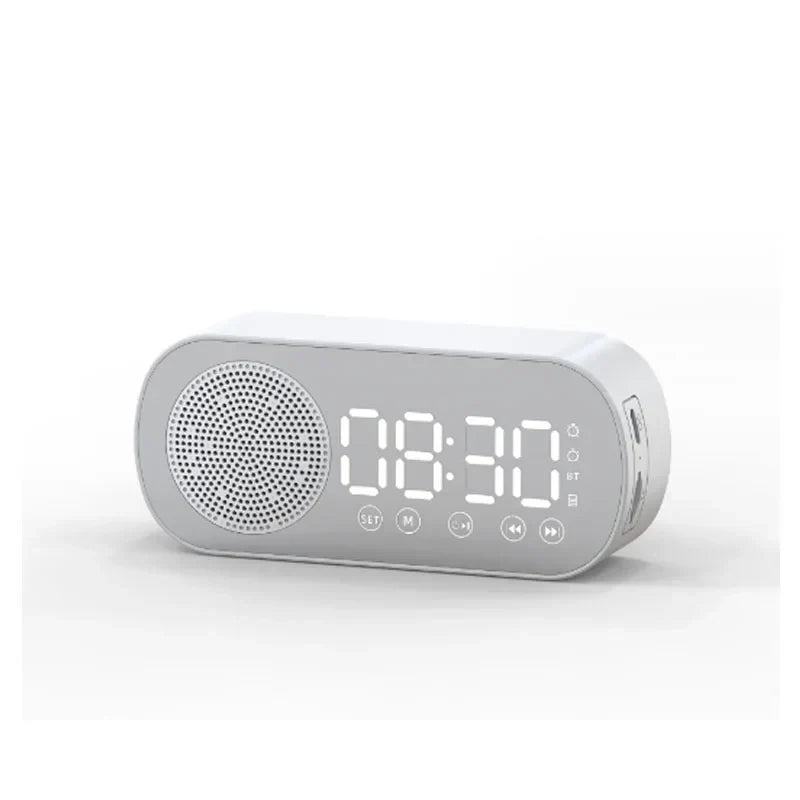 Chytrý budík, Bluetooth reproduktor, FM rádio do domácnosti nebo do práce