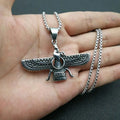 Faravahar and Ahura Mazda Pendant Necklaces for Zoroastrian Heritage