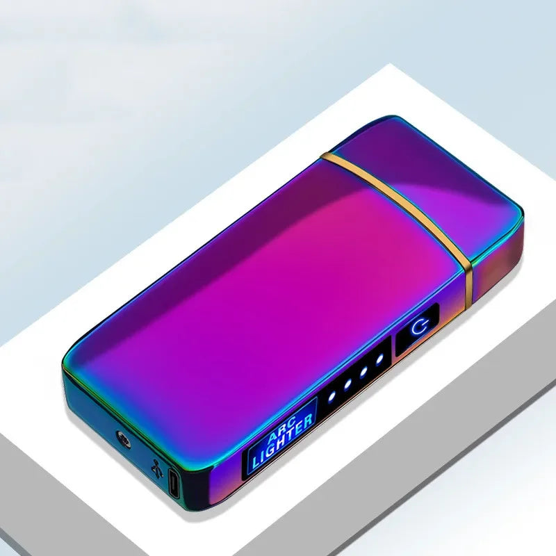 NovaArc Blue Plasma Lighter With Double Arch Flame For Daily Use