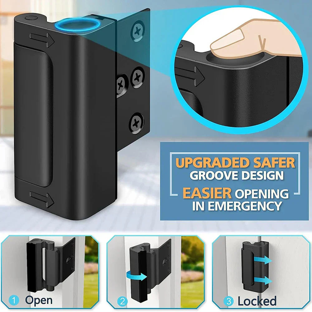 Childproof Door Safety Lock for Anti Theft Home Use