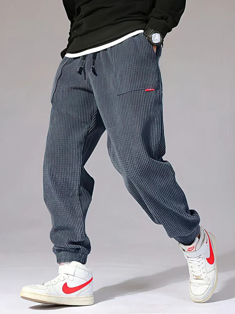 Robert Cozy Corduroy Pants With Fleece Joggers For Men
