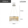 ثريا Astra Nordic LED دائرية من الكروم