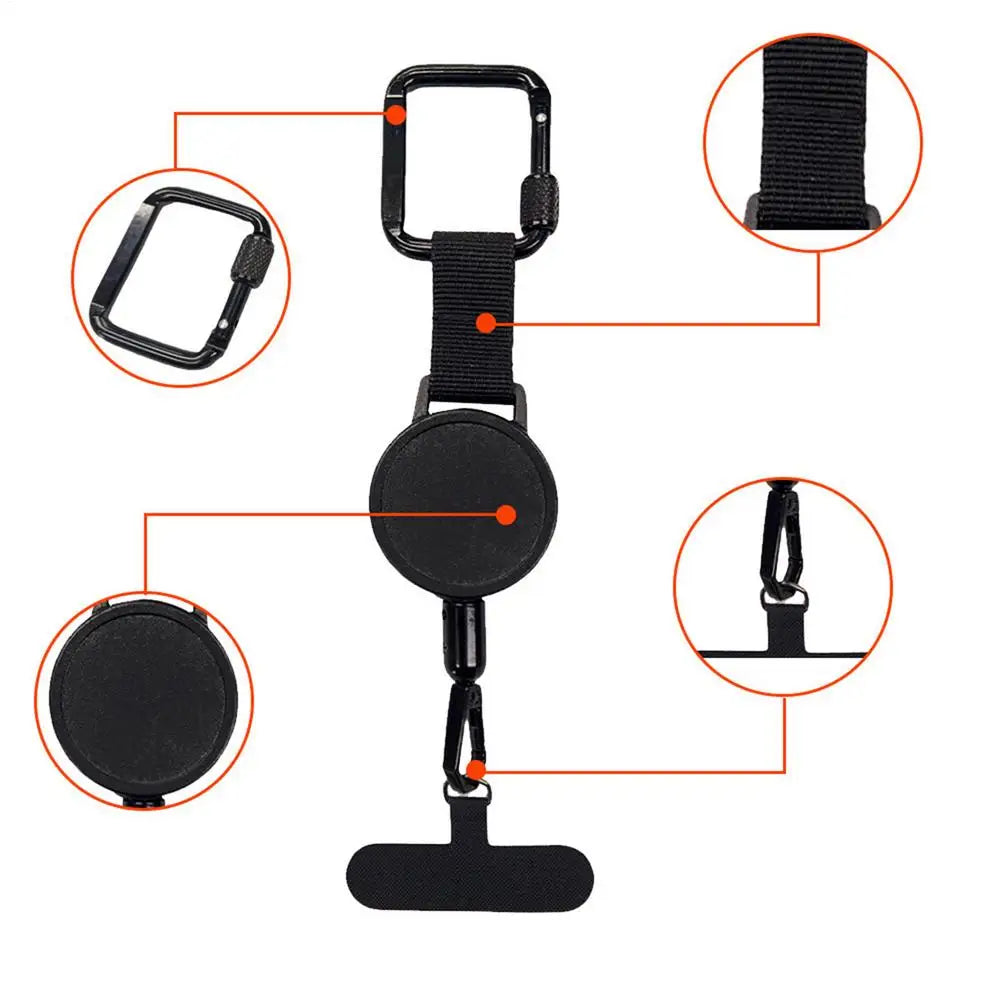Extendable Phone Mount With Theft-Deterring Belt Clip For Secure On-The-Go Access